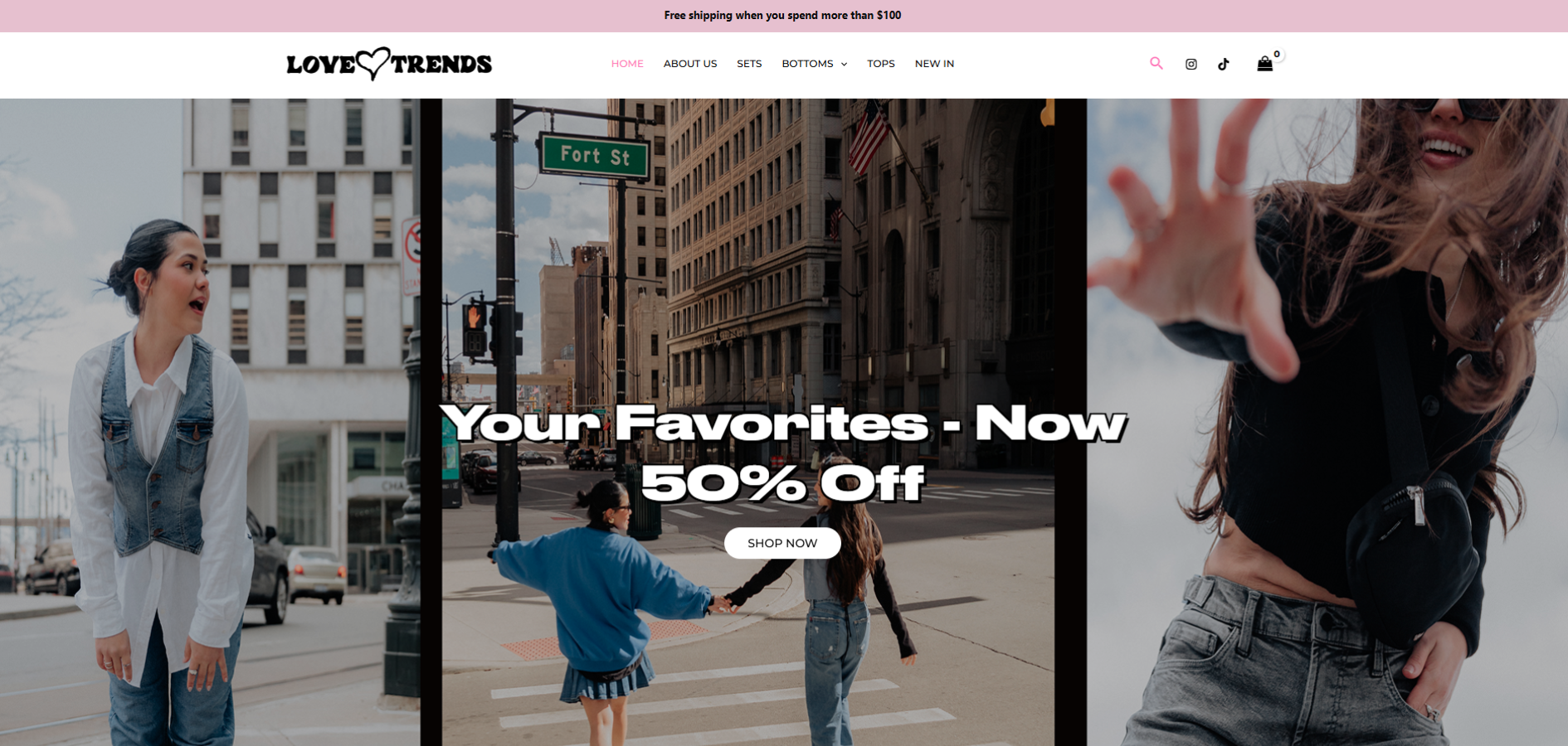 Ecommerce website